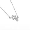 Diamond Studded Star Necklace with Hollowed Out Pentagonal Star Collarbone Chain, Super Immortal Sen Series As A Gift for Girlfriend