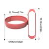10pcs Anti-Scald Insulated Cup Holder Heat Resistant Removable Tea Cup Sleeve Plastic Paper Cup Stand Kitchen Accessories