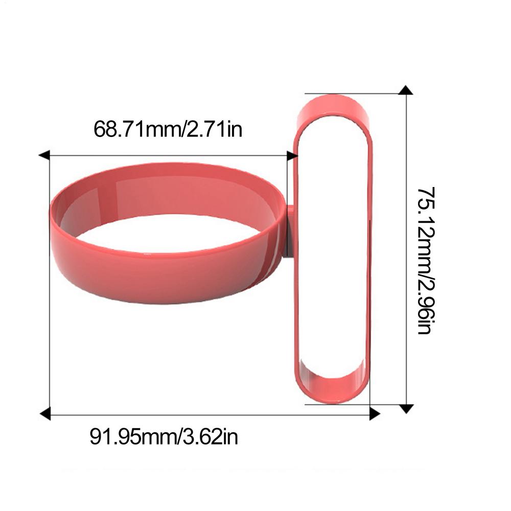 10pcs Anti-Scald Insulated Cup Holder Heat Resistant Removable Tea Cup Sleeve Plastic Paper Cup Stand Kitchen Accessories
