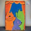 Retro Metal Sign Cute Pets Wall Decor Tin Plate Art for Living Room Bar Cafe