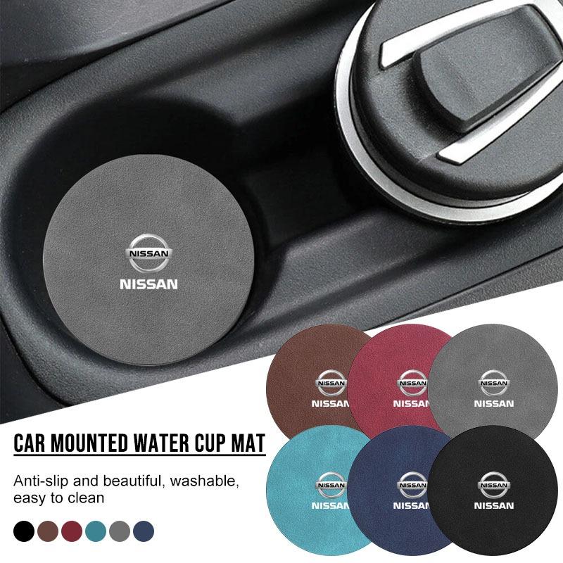 Car interior Car Anti Slip Insert Cup Coasters Car Accessories For Nissan Nismo Qashqai X J10 J11 Trail Tiida Teana Skyline Juke X-trail Almera