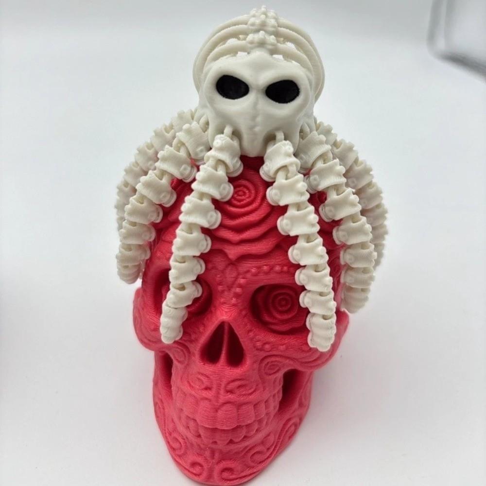 Statui de Caracatiță Imprimate 3D Caracatiță Mitologică Cthulhu Flexibilă Statui de Caracatiță Full Body Tentacule cu Ventuze Complexe Mobile