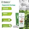 NeutraVed Peppermint Tea - 40 Tea Bags | Pure Mint Tea Bags | Caffeine-Free Herbal Tea | Reusable Zipper Pouch | Pack of 1