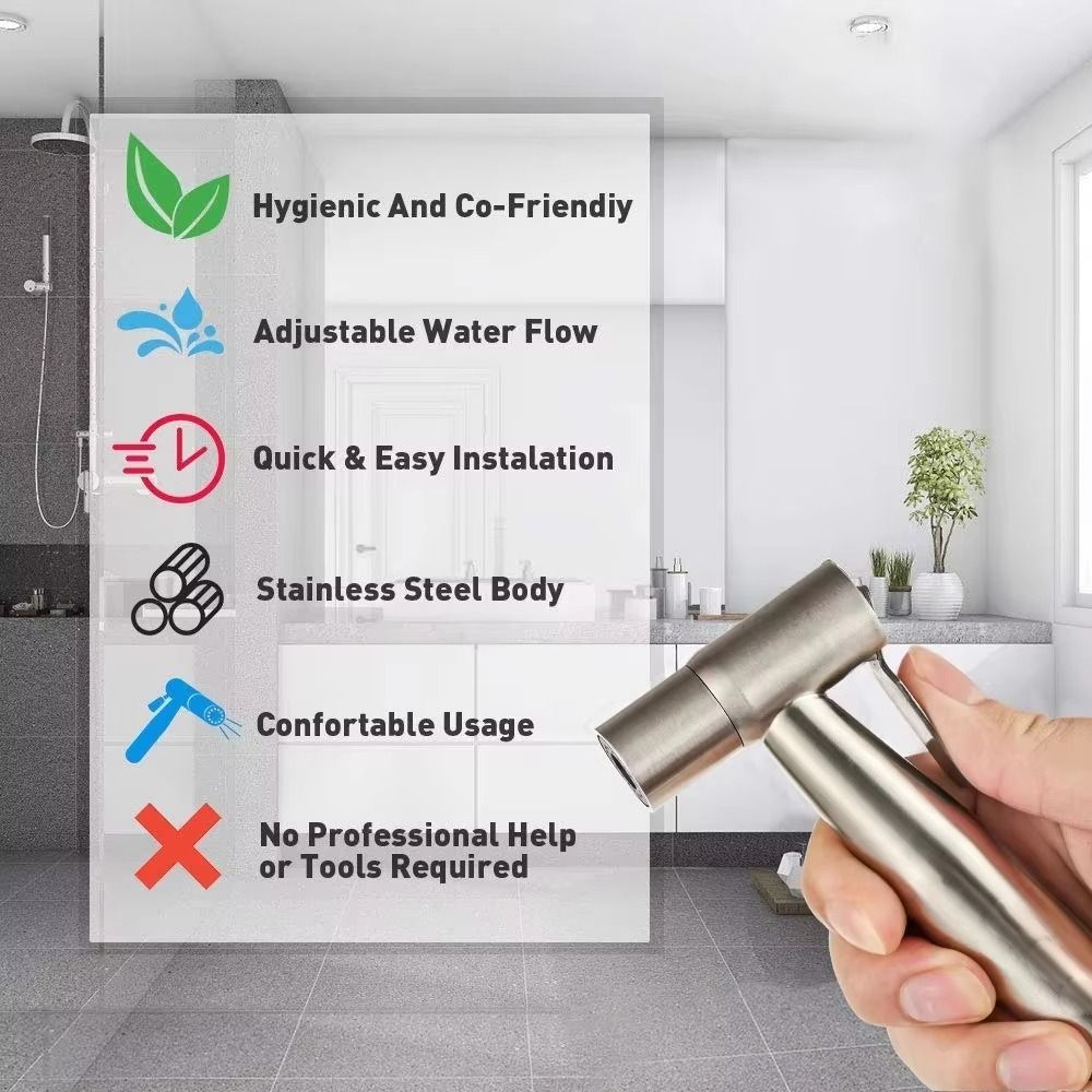 Adjustable Toilet Sprayer Heads High Pressure Women Washer Sprinklers Baby Diaper Cleaner  Baby