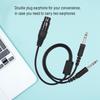 For Airbus XLR To GA Dual Plug 5 Pin Headset Adapter Cable Aviation Headphone Cable