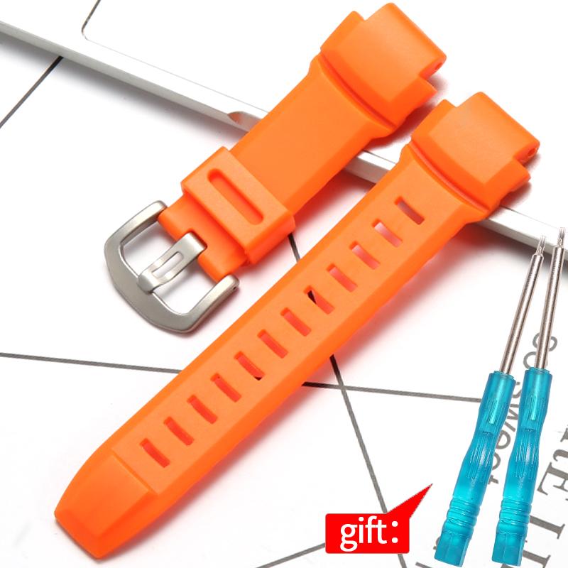Příslušenství k hodinkám Pro Casio Protrek PRG 260 500 510 250 PRW-3500 2500 5100 Pánský Řemínek Náramek Voděodolný Pryskyřice Guma Řemínek k hodinkám