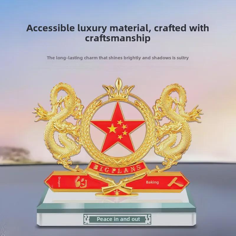 Zodiac Double Dragon Car Perfume and Desktop Ornament