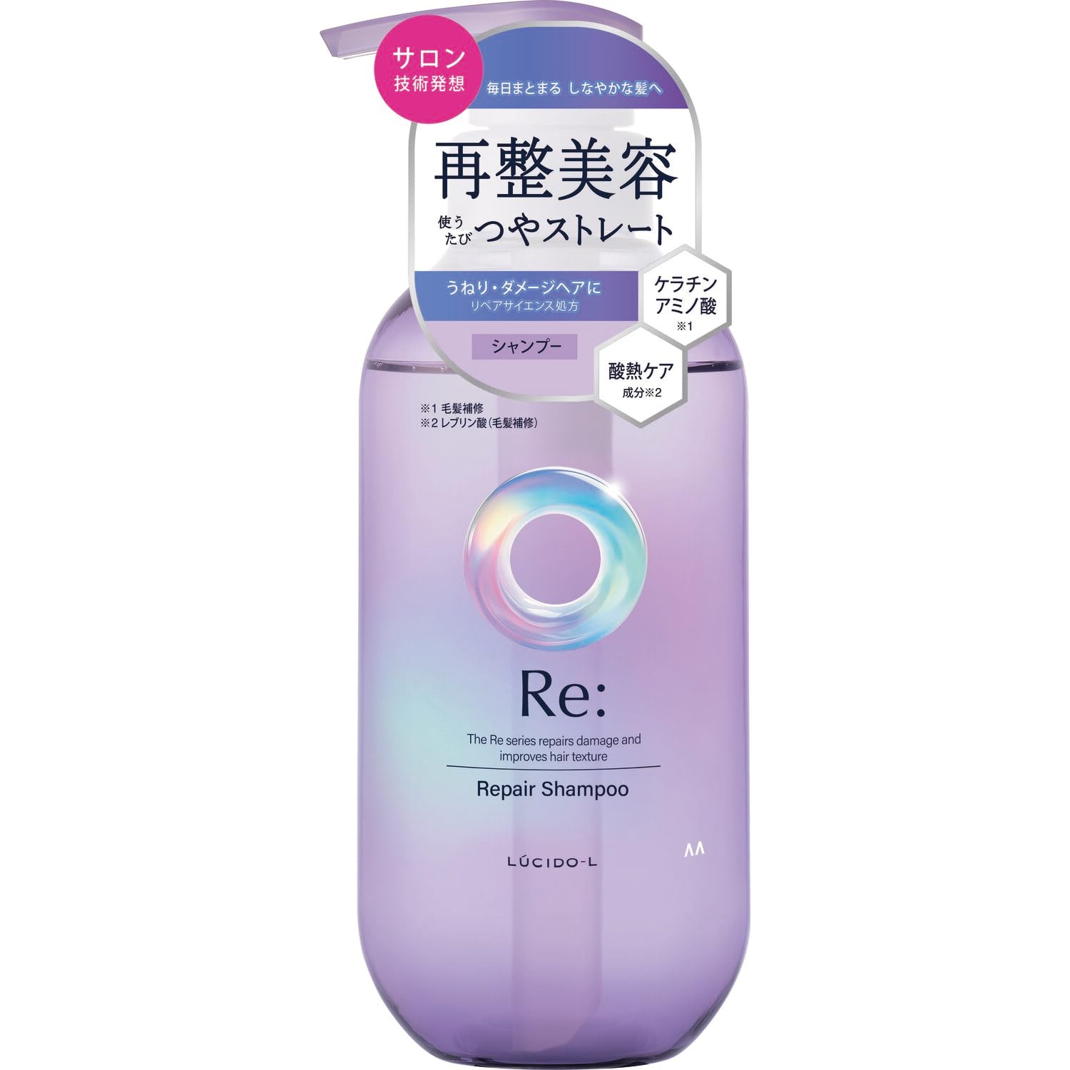 

LUCIDO-L RE Восстанавливающий шампунь [Бутылка и рефил] [Восстановление повреждений] - Аромат османтуса и грейпфрута, 380 мл 380ml Bottle