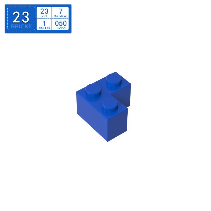 BRICKE 2x2 Right-Angle Brick, Compatible with Lego 2357, MOC Bulk Parts Building Blocks