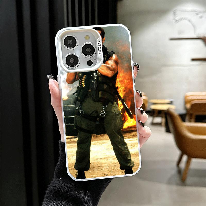 Terminator Arnold Schwarzenegger Shockproof Phone Case for iPhone 17 Air 16 16E 15 Pro Max 14 Plus 13 Mini 12 Back Cover Anti Fa