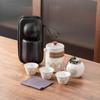 Portable Chinese Ceramic Gongfu Travel Tea Set