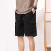 Summer American Black Work Shorts Men's Casual Mid-pants Loose Men's Five-point Pants