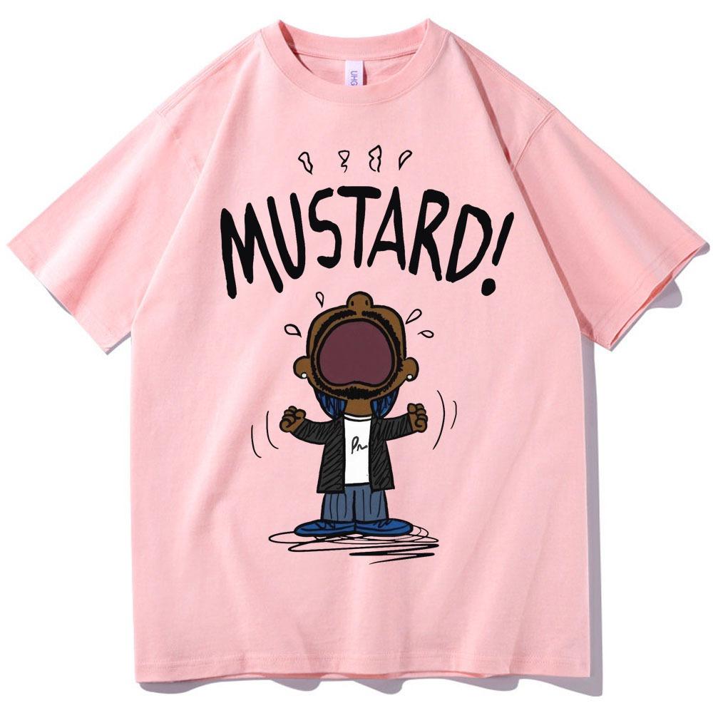 

Funny Kendrick Lamar MUSTARD Meme T-Shirt Unisex Short Sleeve Hip Hop Cotton Graphic Summer Tee Loose Music Lover Apparel 3XL