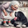 Weaving Granny Diy Diamond Painting New 2024 Beads Embroidery Mosaic Cute Grandma Full Diamond Cross Stitch Kits Home Decor