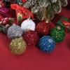 6 Stück 6cm Weihnachtskugel Weihnachtsbaumkugeln Geschenkkugel Weihnachtsbaumschmuck DIY Glänzend Weihnachtsbaum Anhänger Weihnachtsdekoration
