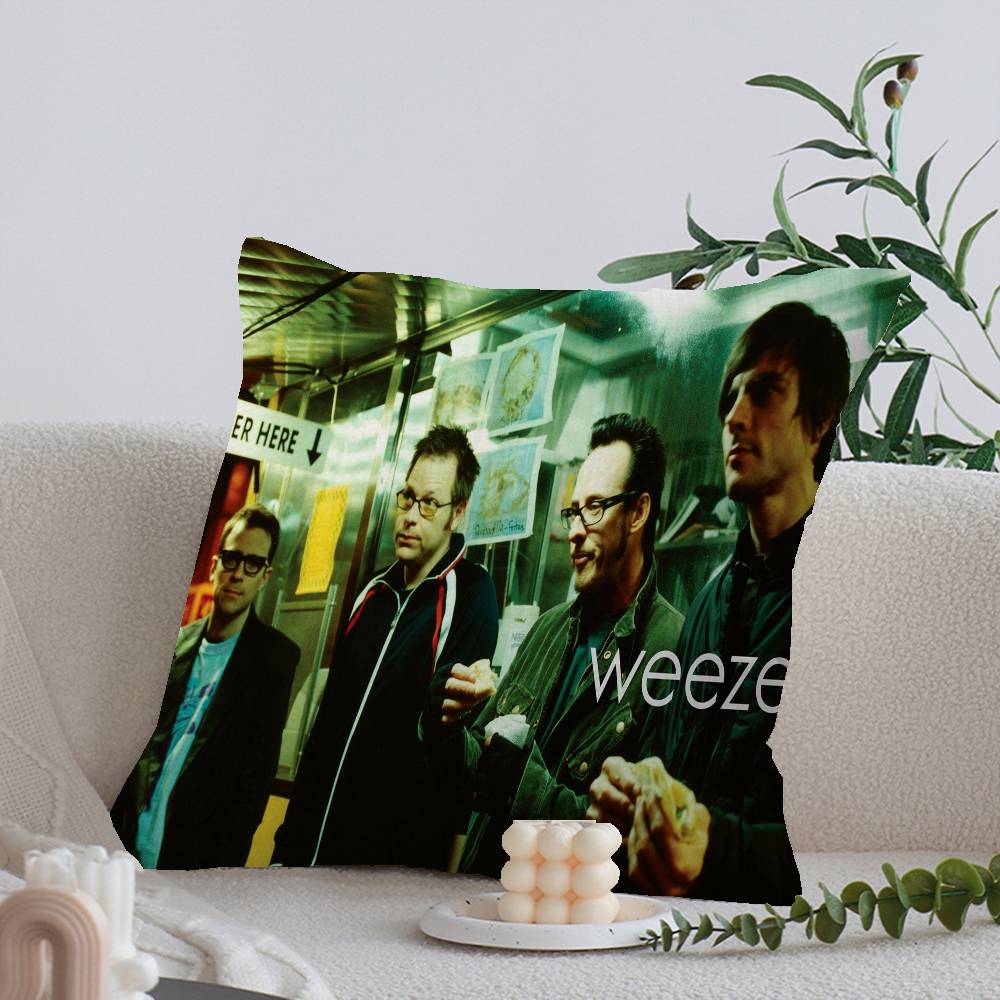Rock Band W-Weezer Cushion Cover Decorative Pillow Sofa Home Decor case pillow cases