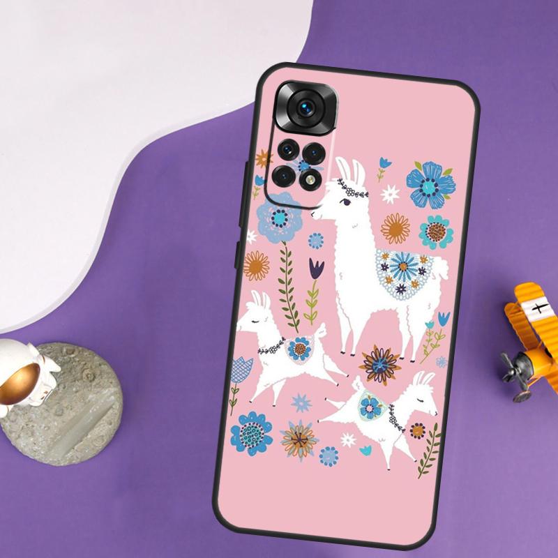 Alpaka Lama Hülle Für Xiaomi Redmi Note 13 14 Pro 12 9 10 11 Pro 10S 11S 12S Redmi 14C 13C 10C 12C Abdeckung