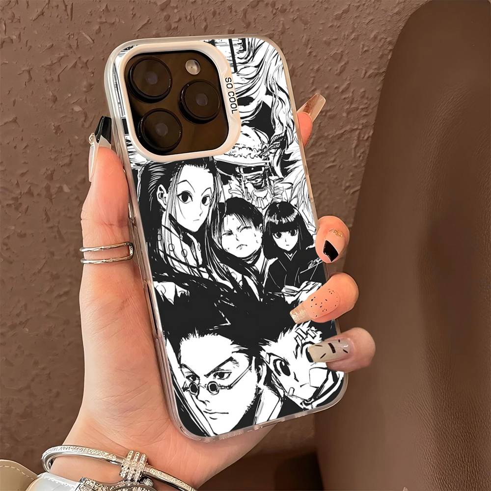 

Hunter X Hunters Anime Phone Case For IPhone 17 16 15 14 13 12 11 Pro Max Color Black Matte Cover iPhone 13pro max