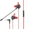 CYBER Gaming Earphones with Red Mic, - PS4/Switch