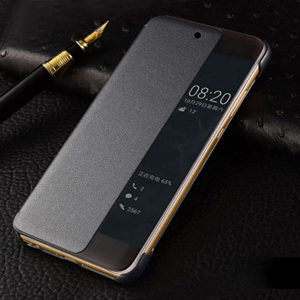 Coque de téléphone avec fonction Veille/Réveil Automatique pour Huawei P50 Pro P40 P30 Lite P20 P10 Plus Mate 20 Lite Mate20 Mate 10 Pro Housse à Rabat Smart View Funda Capa