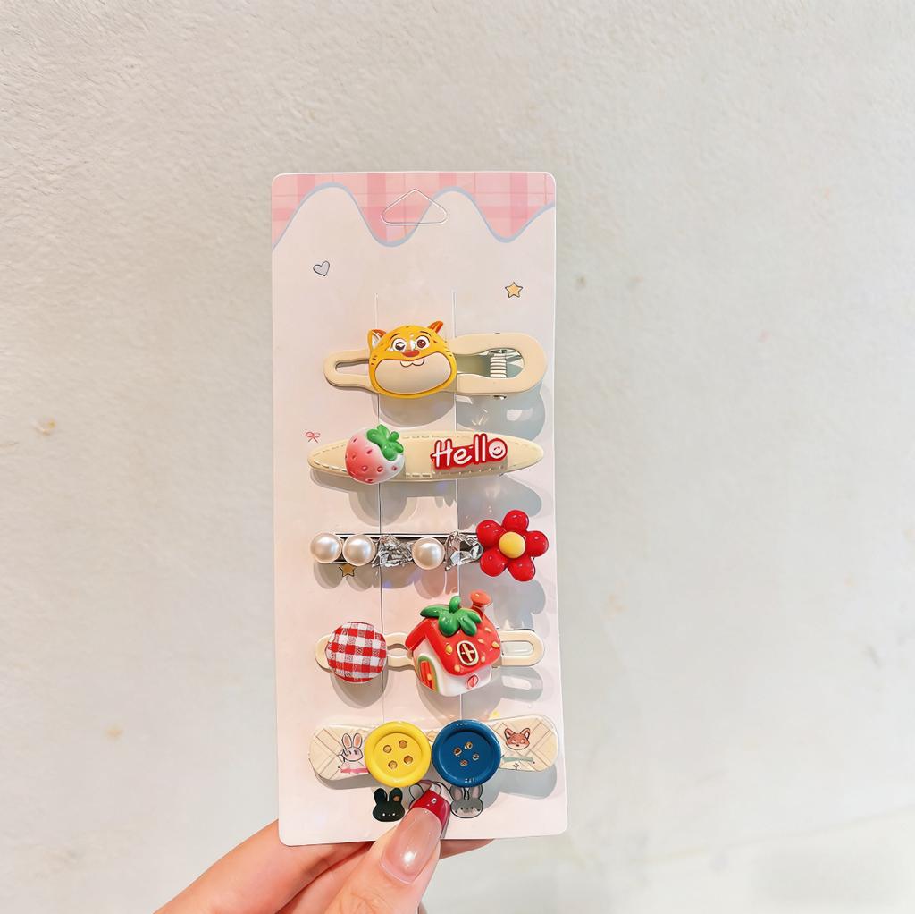 Children'S Hairpin Bag Cloth, Duck Bill Clip Cloth, Bow Root, Princess Hairpin, Cute Little Flower Girl Hair Accessories