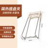 Heat Resistant Kitchen Tongs Bowls Plates Steamed Food Stainless Steel Grip With Non-Slip Silicone Tips