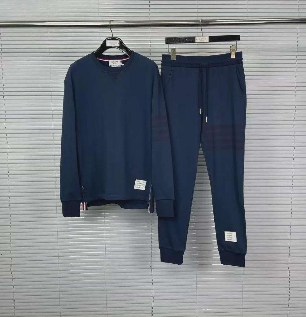 High-Quality Unisex TB Sweatshirt, Sweatpants, Zipper Hoodie, Detachable, Four Stripes