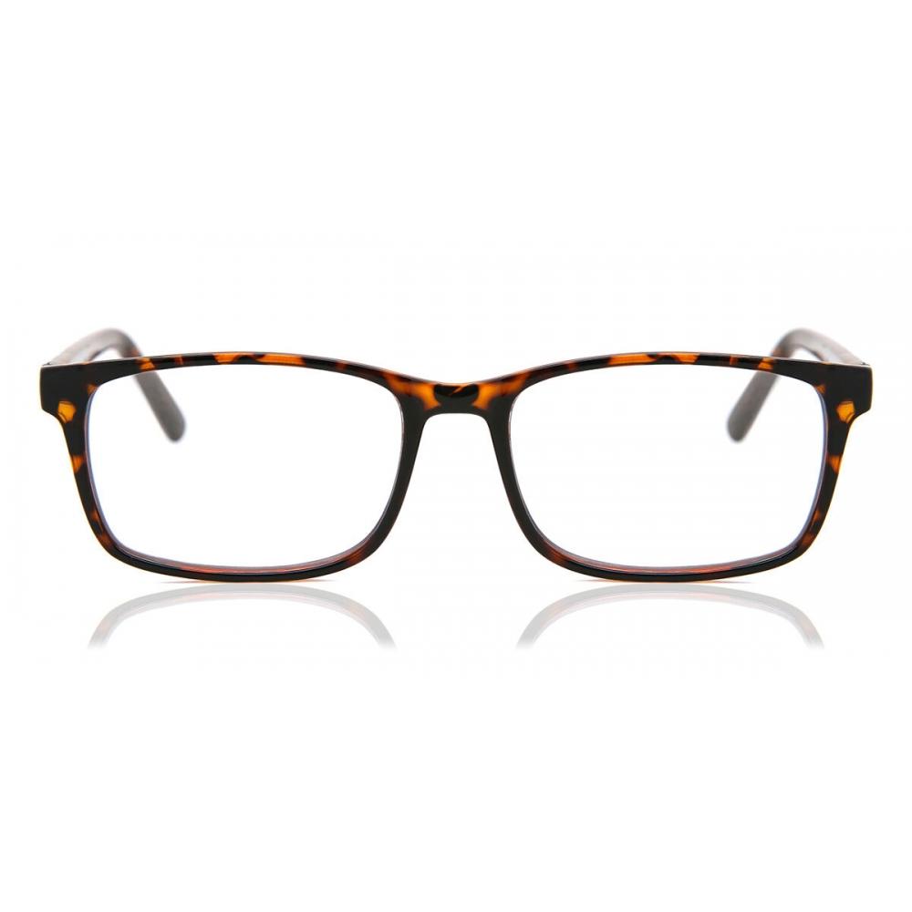 Full Rim Square Dark Tortoise Smartbuy Collection Sandy Blue Light Block Cp150a Fashion Unisex Eyeglasses