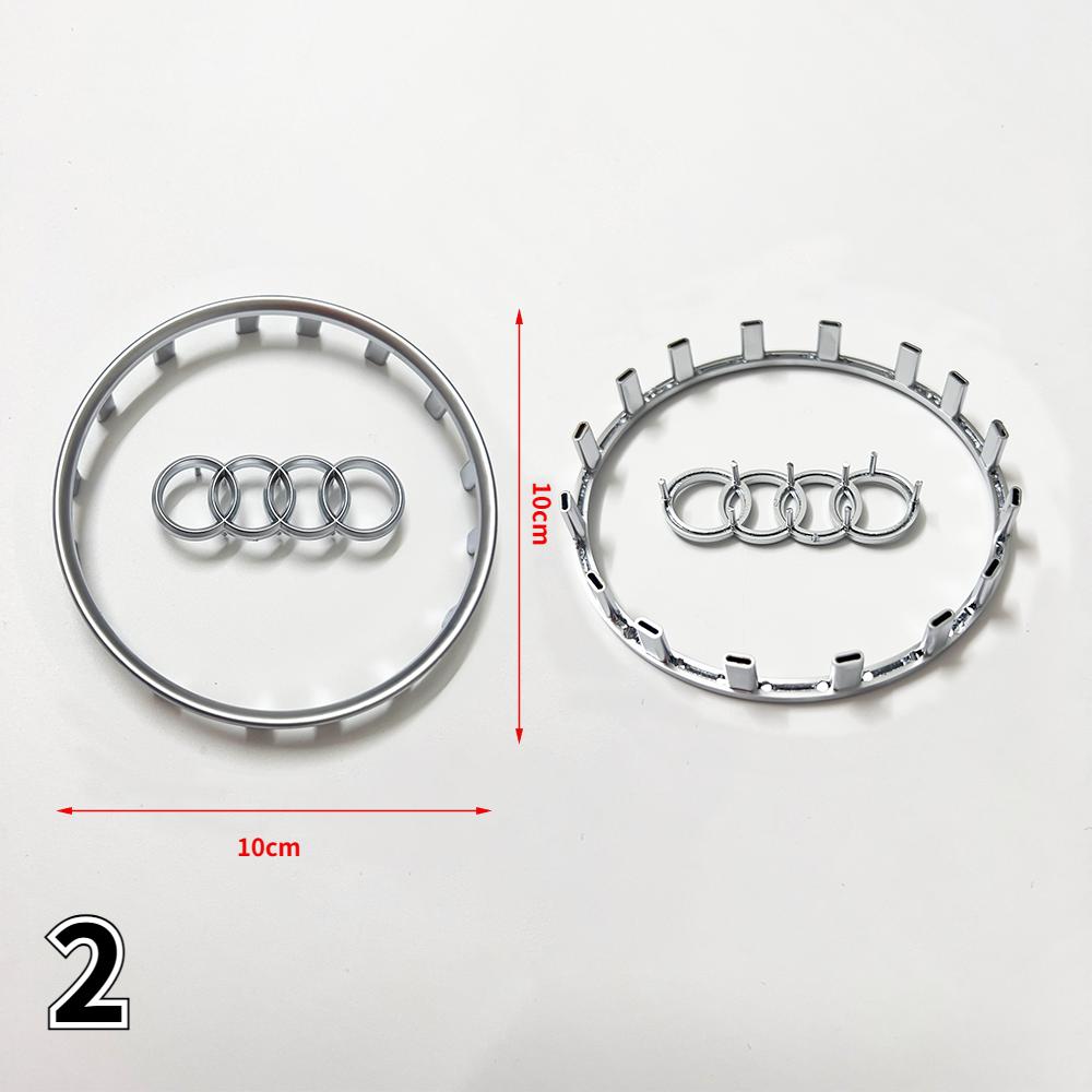 Car Steering Wheel Badge Replacement Decoration LOGO For qaz14 A3 A4 A5 A6 A7 A8 Q3 Q5 Q7