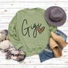 In Stock Women's Round Neck Fashionable Letter Print Hoodie - Loose Fit, Long Sleeve, European & American Style.