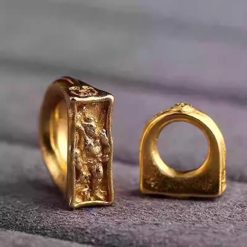 Tibetan Buddhist Gold-Plated Bracelet Beads DIY Kit: Passion Fruit, Star  Moon Spacers Small