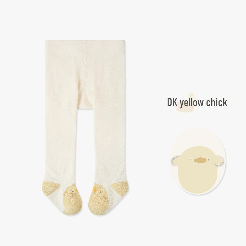 Samt Verdickte Baby-Strumpfhosen – Herbst/Winter Einteiler Mädchen Cartoon-Socken