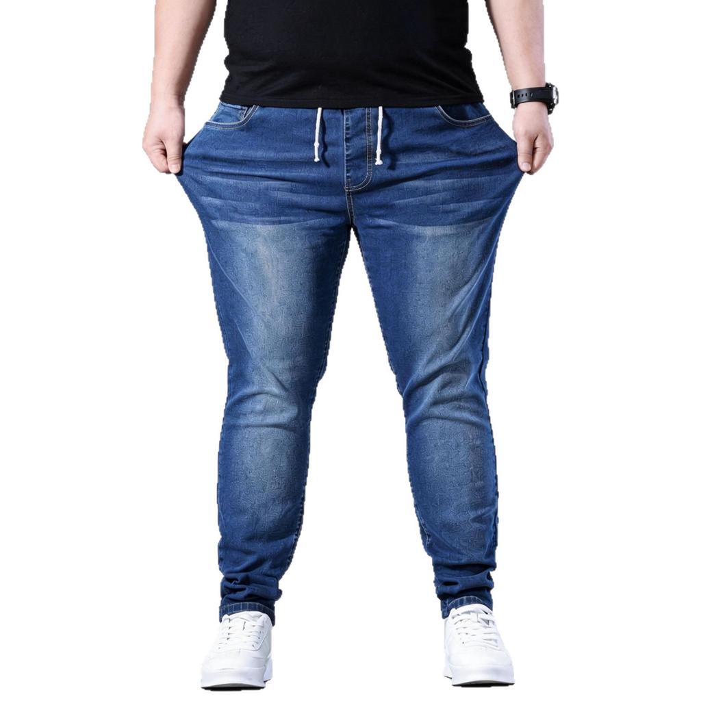 Jeans für Übergrößen: Schmal geschnitten, Skinny-Bein, Trendige Marke, Vielseitig, Stretch, Minimalistische Freizeithose