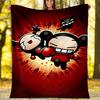 Pucca Theme Printed Blanket - Perfect for Couch, Bed, Travel & Outdoor Use | Machine Washable, Cozy & Durable.