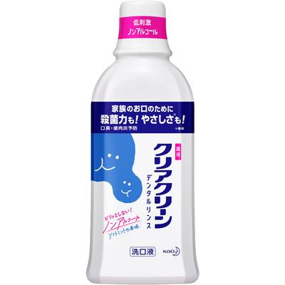 CLEAR CLEAN Zahnspülung Soft Mint 600mL (Quasi-Droge) Mundwasser zur Kariesvorbeugung<How to use> - Halten Sie nach dem täglichen Zähneputzen eine angemessene