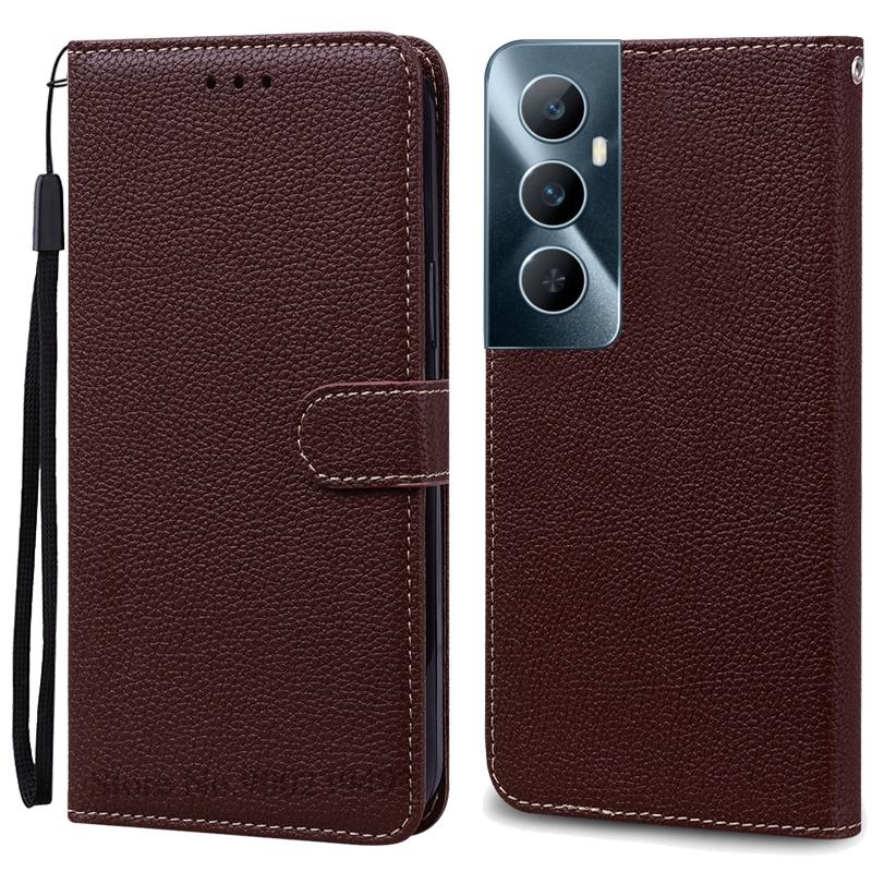 Per Realme C65 Custodia Portafoglio in Pelle con Patta Custodia per Telefono Per Realme C65 4G Coque Fundas Per Oppo Realme C65 Custodia per Telefono