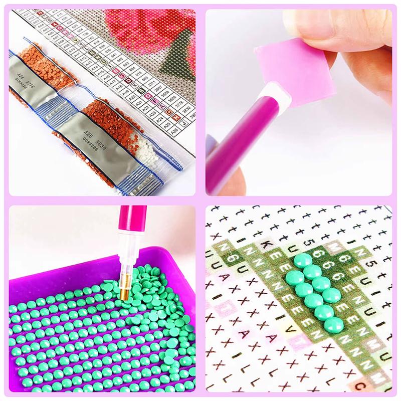 FCM Glory 100% Round Full Drill 5D DIY Diamond Painting Embroidery Cross Stitch Rhinestone Décor