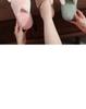 Autumn Winter Plush Cotton Cross-Open Warm Furry Slippers for Couples