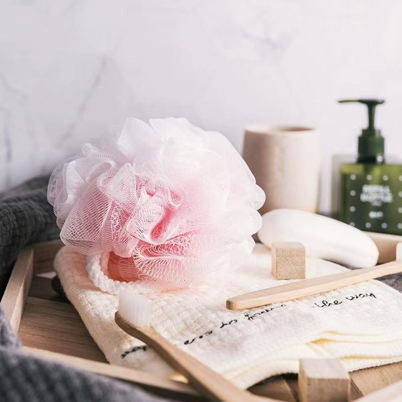 Ultra-Soft Bath Flower Loofah: Quick Clean & Refreshing Skin Mesh Ball