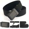 1pc Men's Belt Outdoor Sports Tactical Belt Comfortable Woven Elastic Belt Metal Press Buckle Casual Trendy Neutral Belt MenBelt