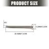 Guitar Bridge Replacement Screws, 10Pcs Metal Fasteners with Rounded Pan-Style Head and Fully Threaded Shafts for Mounting