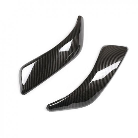 Carbon Fibre ABS Interior Door Handle Panel Trim For BMW 1 2 Series F20 2012-19