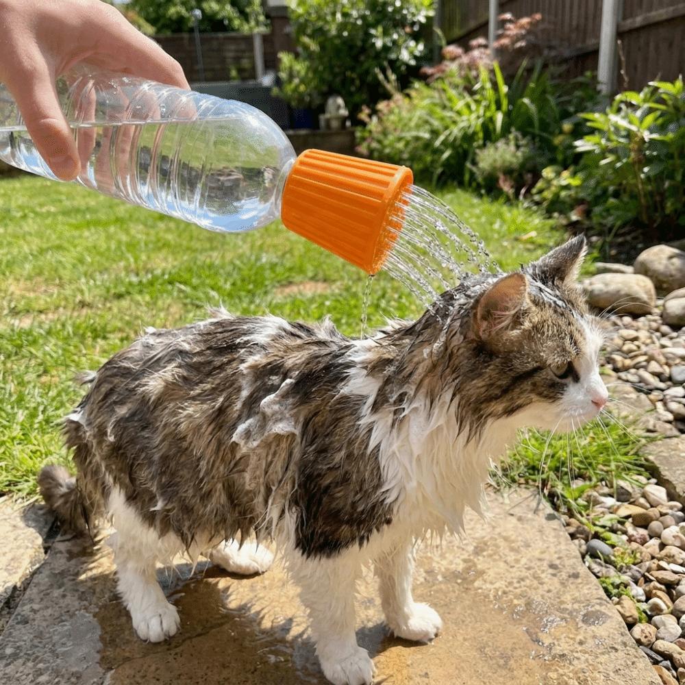 Pulvérisateur de Nettoyage Portable pour Chat Robinet de Bain Réutilisable pour Chien Pommeau de Douche pour Chien Camping