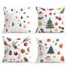 Cartoon Christmas Pillowcase Printed Polyester 40/45/50cm Throw Pillowcover Decorative Sofa Cushion Pillowslip Home Decor