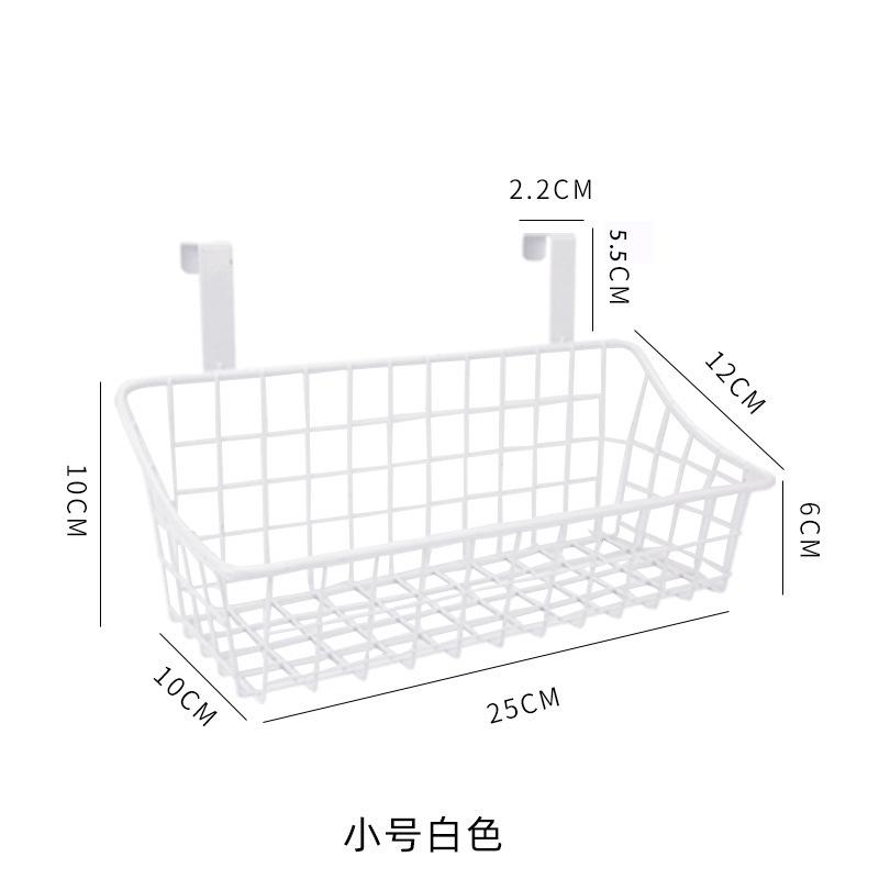 hanging basket storage frame behind the cabinet door hanging basket beside the dormitory bed kitchen and bathroom multi-functional finishing 1880₽