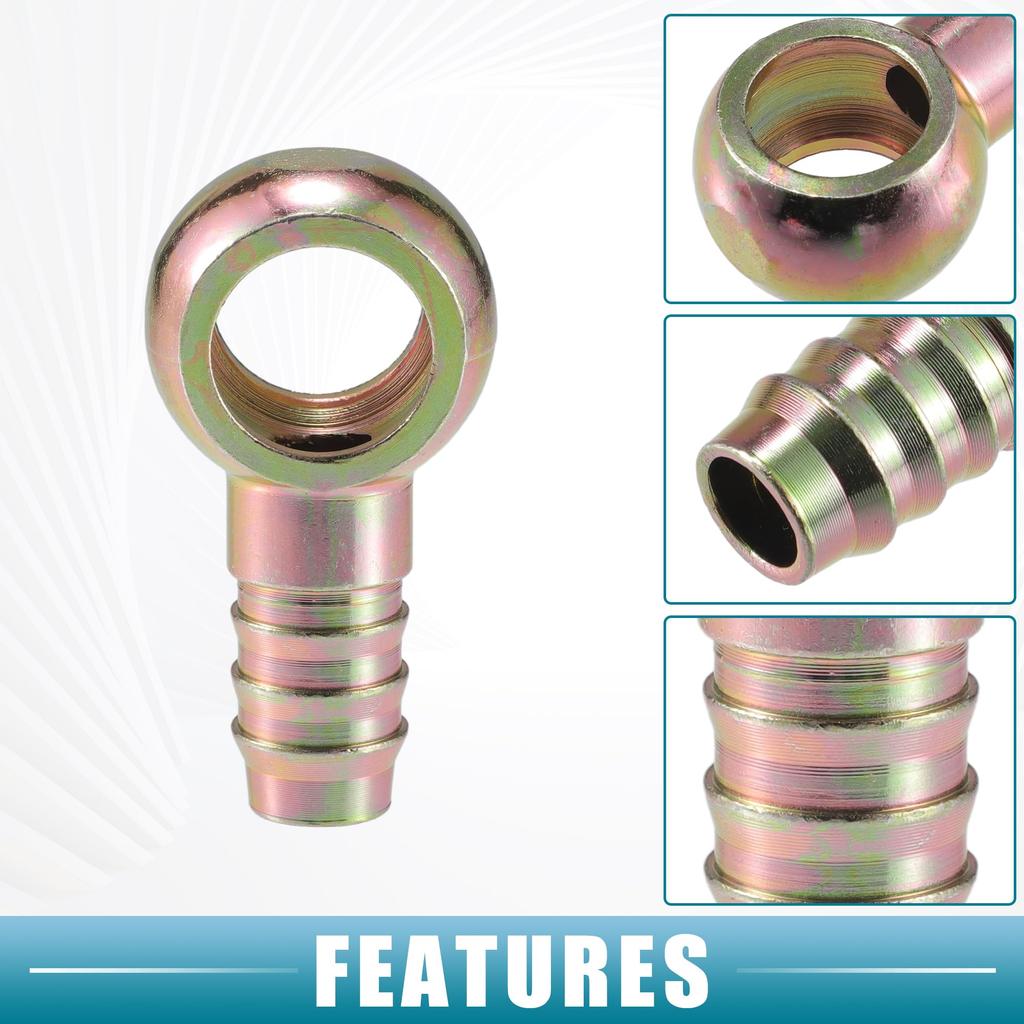 A ABSOPRO Universal Bunjo Bolt 18mm Inner Diameter 16mm External Diameter Banjo Bolt Hose