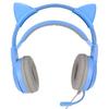 SYG25 Cat Ear Gaming Headset USB + 3,5-mm-Stecker Gaming-Kopfhörer Unterstützt Lautstärkeregelung Mikrofon