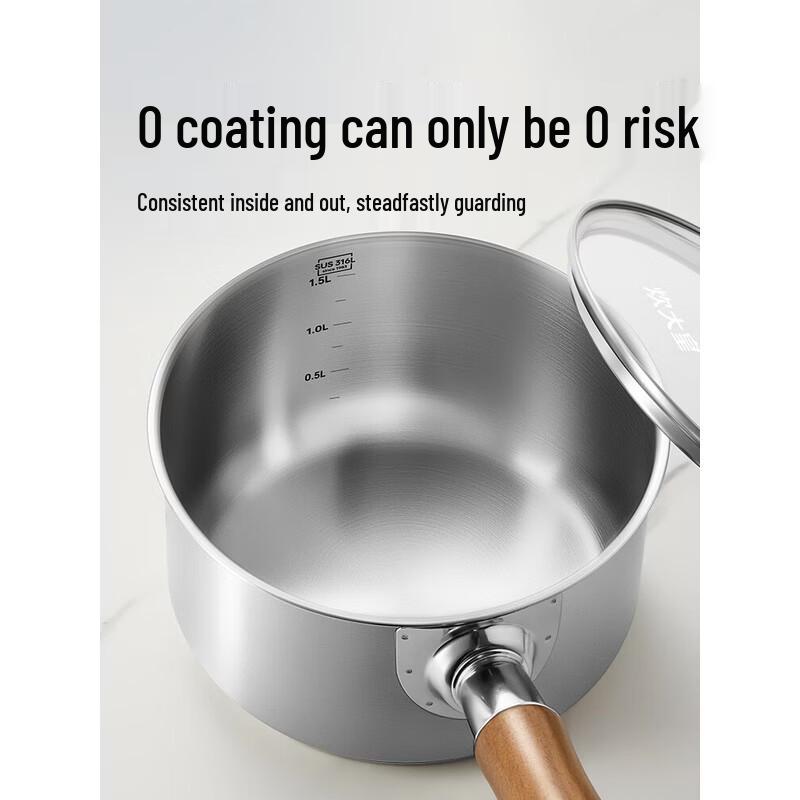 COOKER KING 316L Stainless Steel Non-Coated Small Pot
