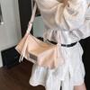 Foreign Fashion Casual Underarm Bag Women's 2025 New Simple One-shoulder Pillow Bag High-end Soft Leather Crossbody Bag