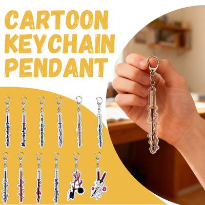 Cute Anime- Acrylic Keychains Are Great Gifts For Kids And Friends.